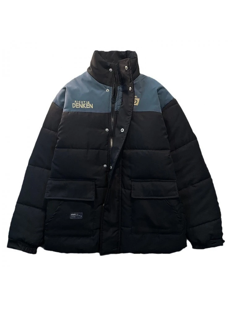 Letter Pattern Turtleneck Cardigan Long Coats 3 Letter Pattern Turtleneck Cardigan Long Coats