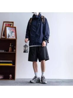 Print Hooded Loose Long Coats -Active Vogue P 20240618145621101 309