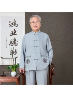 Embroidery Cotton Fitted Long Sets