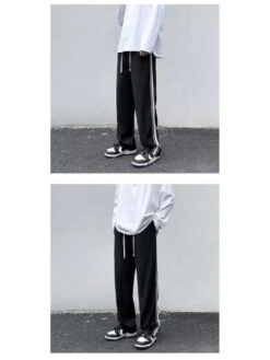 Striped High Rise Straight Long Pant 12 Striped High Rise Straight Long Pant -Active Vogue P 20240619121229346 912