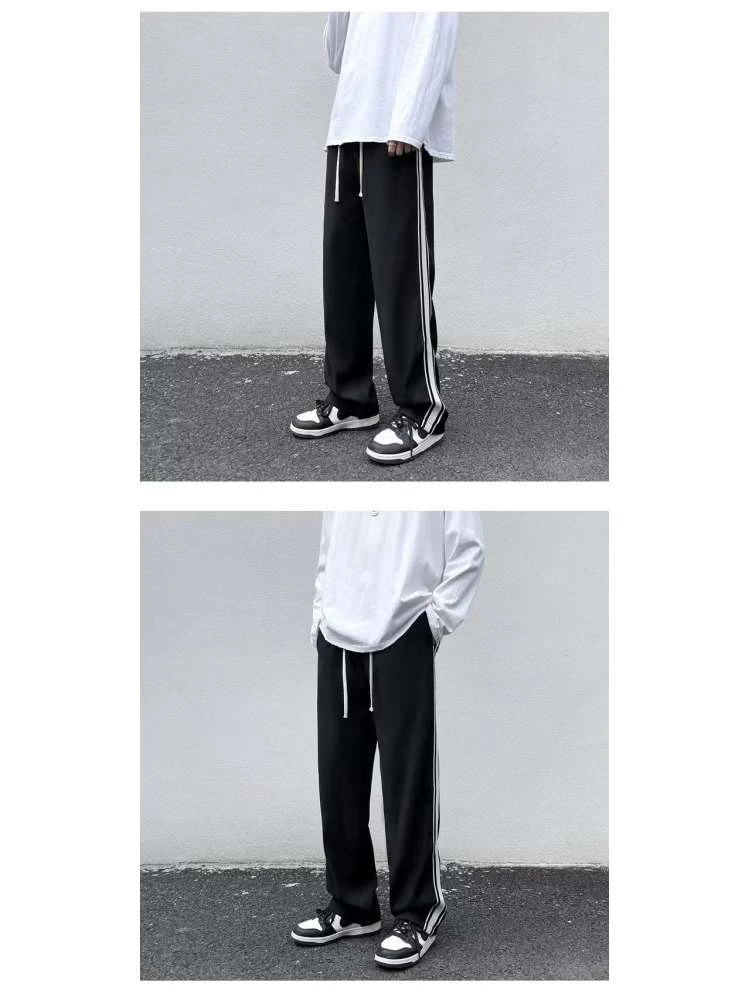 Striped High Rise Straight Long Pant 6 Striped High Rise Straight Long Pant - Image 4