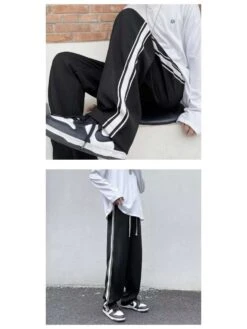 Striped High Rise Straight Long Pant 14 Striped High Rise Straight Long Pant -Active Vogue P 20240619121230786 907