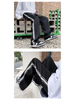 Striped High Rise Straight Long Pant 15 Striped High Rise Straight Long Pant -Active Vogue P 20240619121231491 338