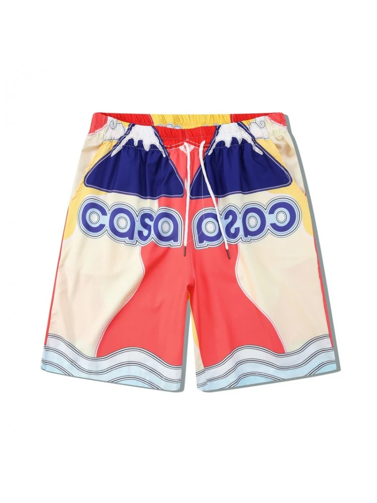 Letter Pattern Abstract Printing Leisure Shirt & Shorts Set 6 Letter Pattern Abstract Printing Leisure Shirt & Shorts Set - Image 4