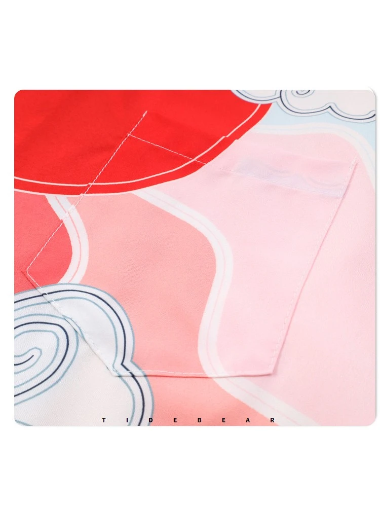 Letter Pattern Abstract Printing Leisure Shirt & Shorts Set 9 Letter Pattern Abstract Printing Leisure Shirt & Shorts Set - Image 7