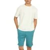 Crewneck Short Sleeve Cotton Short Sets -Active Vogue P 20240622101202425 589