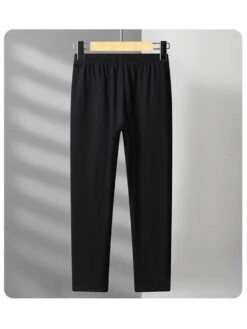 Letter Pattern Crewneck Loose Long Sets -Active Vogue P 20240624140004419 867